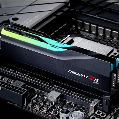 Gskill TRIDENT Z5 RGB 16GB DDR5 6000MHz (BLACK) Desktop RAM  (F5-6000J3636F16GX1-TZ5RK) 5