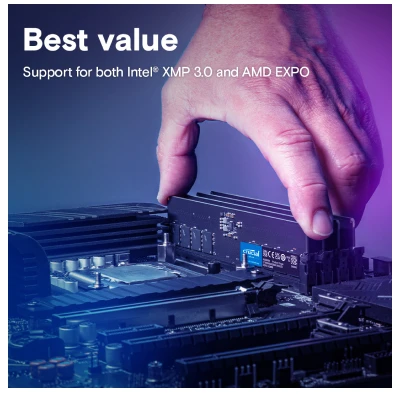 CRUCIAL 32GB DDR5 5600 MHz DESKTOP RAM CL46 5