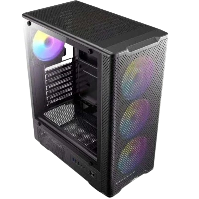Antec VX310 ARGB MID-TOWER PC CASE (BLACK) 5
