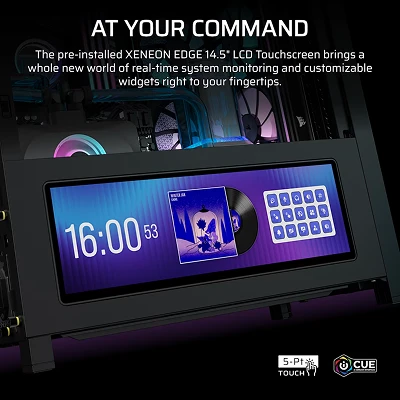 CORSAIR FRAME 4000D LCD RS ARGB PERFORMANCE MID-TOWER PC CASE (BLACK) 5