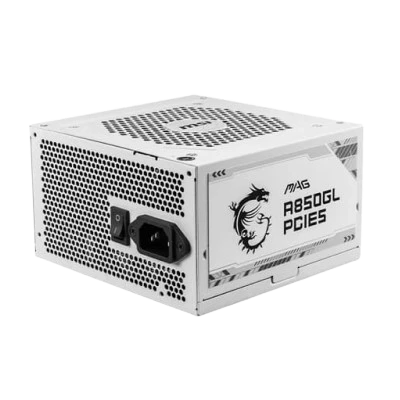 MSI MAG A850GL PCIE5 ATX 3.0 80 Plus Gold FULL MODULAR (WHITE) 5