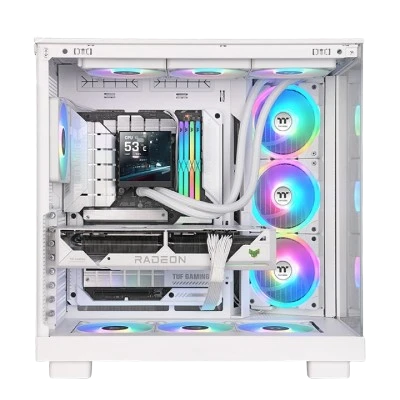 THERMALTAKE MAGFloe 360 Ultra ARGB Sync AIO Liquid Cooler Snow Edition (WHITE) 5