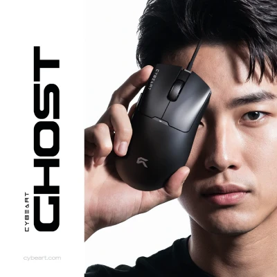 CYBEART GHOST 49g Ultra-light Wired Gaming Mouse (BLACK) 5