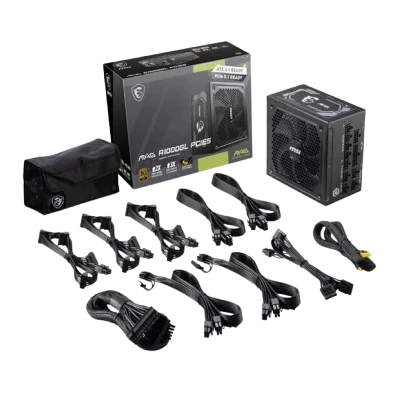 MSI MAG A1000GL PCIE5 ATX 3.1 80 Plus Gold FULL MODULAR 5