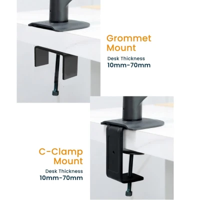 INDALIO SINGLE MONITOR GAS SPRING DESK MOUNT 5