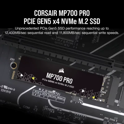 Corsair MP700 PRO NVMe M.2 GEN5 (4TB) 5