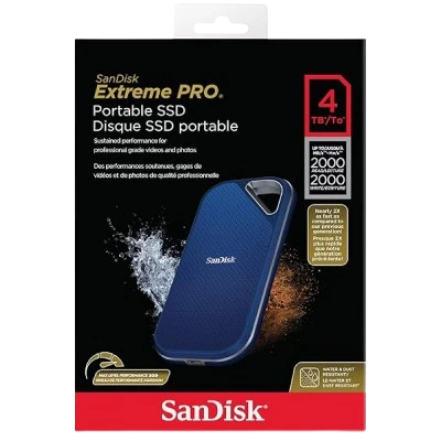SANDISK EXTREME PRO PORTABLE SSD (4TB) 5