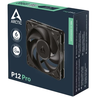 ARCTIC P12 Pro 120 mm Pack OF 1 CASE FAN (BLACK) 5