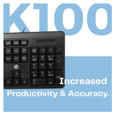 HP K100 WIRED KEYBOARD (BLACK) 5