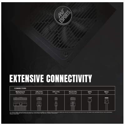 Ant Esports FG750 750 Watt 80 Plus Gold SMPS 5