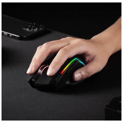 REDRAGON TAIPAN PRO M810 PRO RGB WIRED AND WIRELESS MOUSE (BLACK) 5