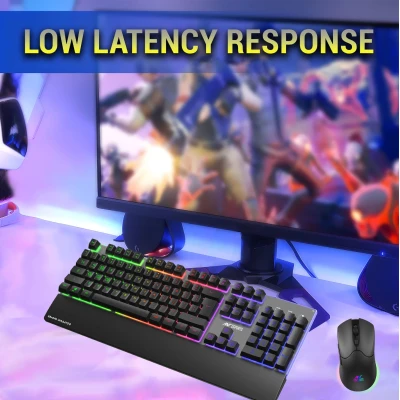 Ant Esports KM550 PRO Gaming Keyboard-Mouse Combo RAINBOW WIRELESS (BLACK) 5