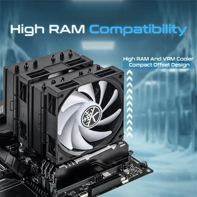 KINGCOOL CRYO TITAN ARGB CPU AIR COOLER 120mm (BLACK) 5