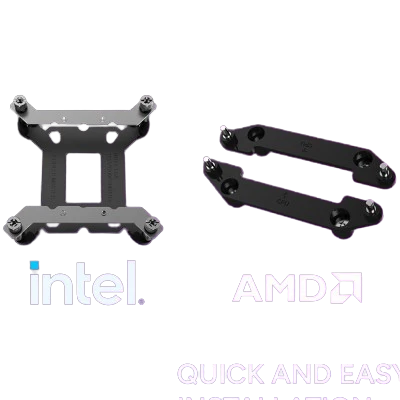 CoolerMaster MASTERLIQUID ATMOS II 360 LCD ARGB 360mm CPU LIQUID COOLER (BLACK) 5