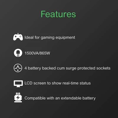 APC UPS BR1500G-IN (1500VA) 5