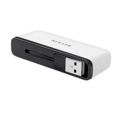 Belkin 4-Port USB to USB 2.0 Ultra-Mini TRAVEL HUB 5