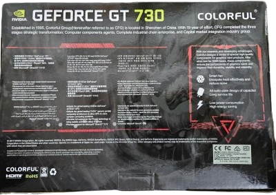 Colorful GeForce GT 730 4GB GDDR5 RAM Graphic Card with 4 HDMI Output 5