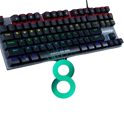 Cosmic Byte Pandora TKL Mechanical Keyboard WIRED BLUE SWITCH RENBOW LED (CB-GK-25) 5