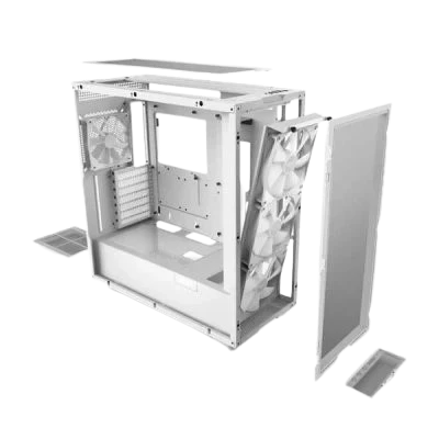 NZXT H7 Flow RGB (ATX) Mid Tower Cabinet (White) 5