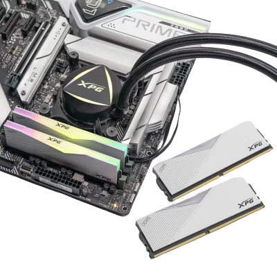XPG ADATA Lancer RGB 16GB DDR5 6000 MHz Desktop Memory (AX5U6000C3016G-CLARWH) WHITE 5